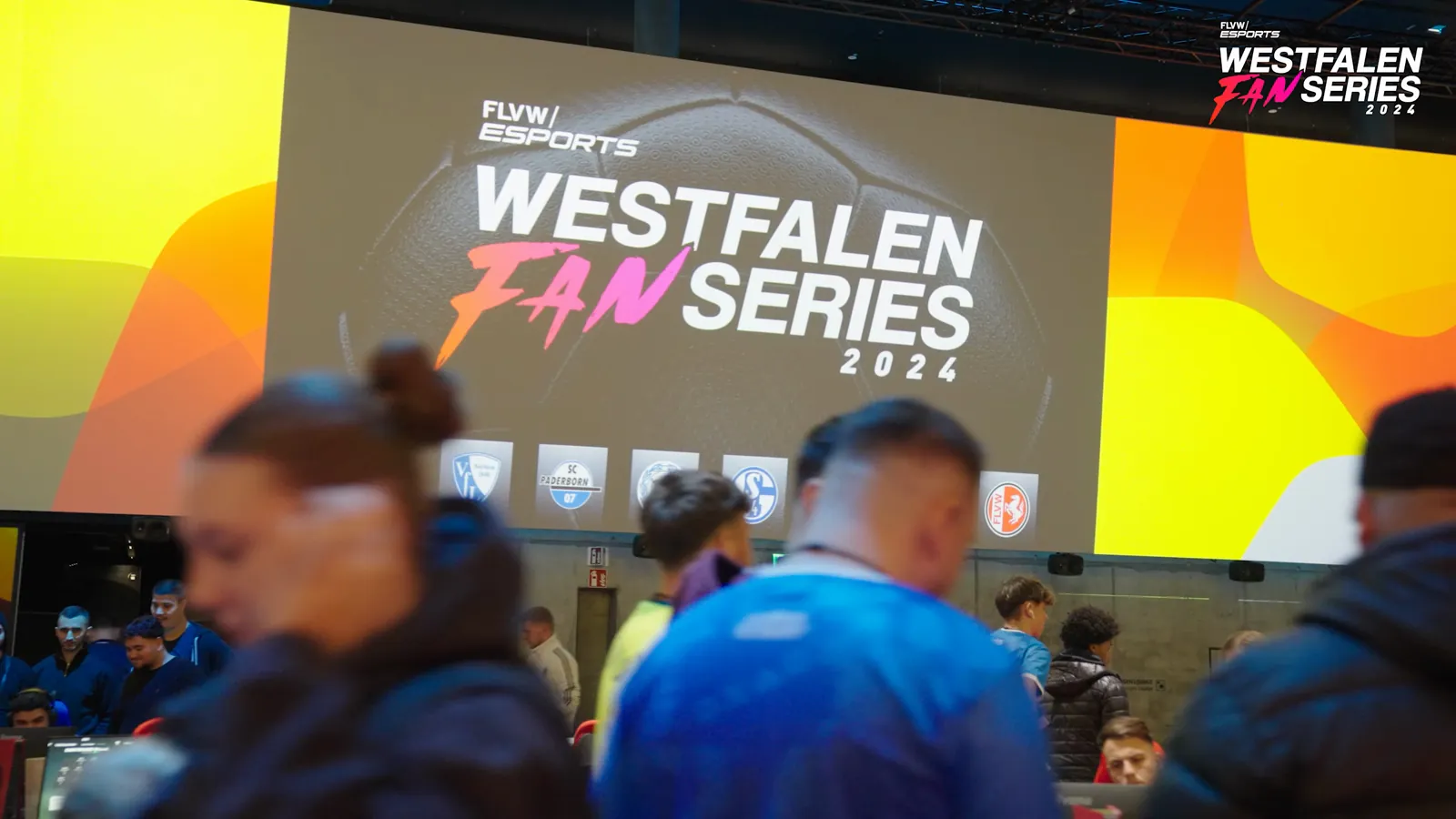 Veranstaltungsdesign für das Finale der FLVW Westfalen Fan Series 2024 im Deutschen Fußballmuseum